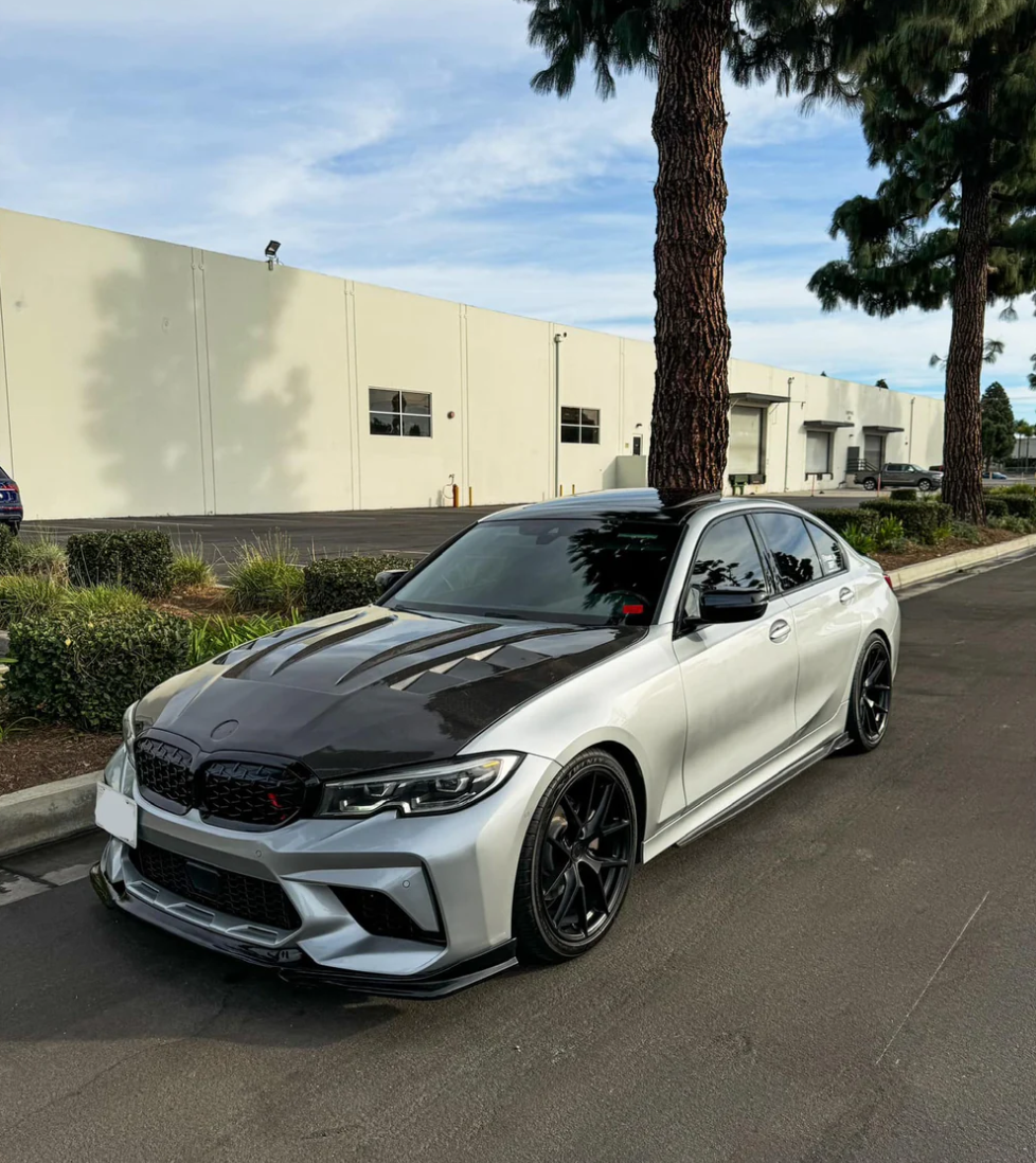 BMW G20 3 Series Carbon Fiber Vented Hood