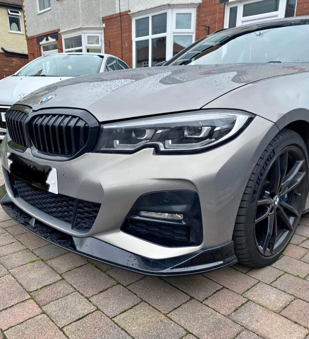 BMW G20 3 Series Gloss Black Front Lip M Sport