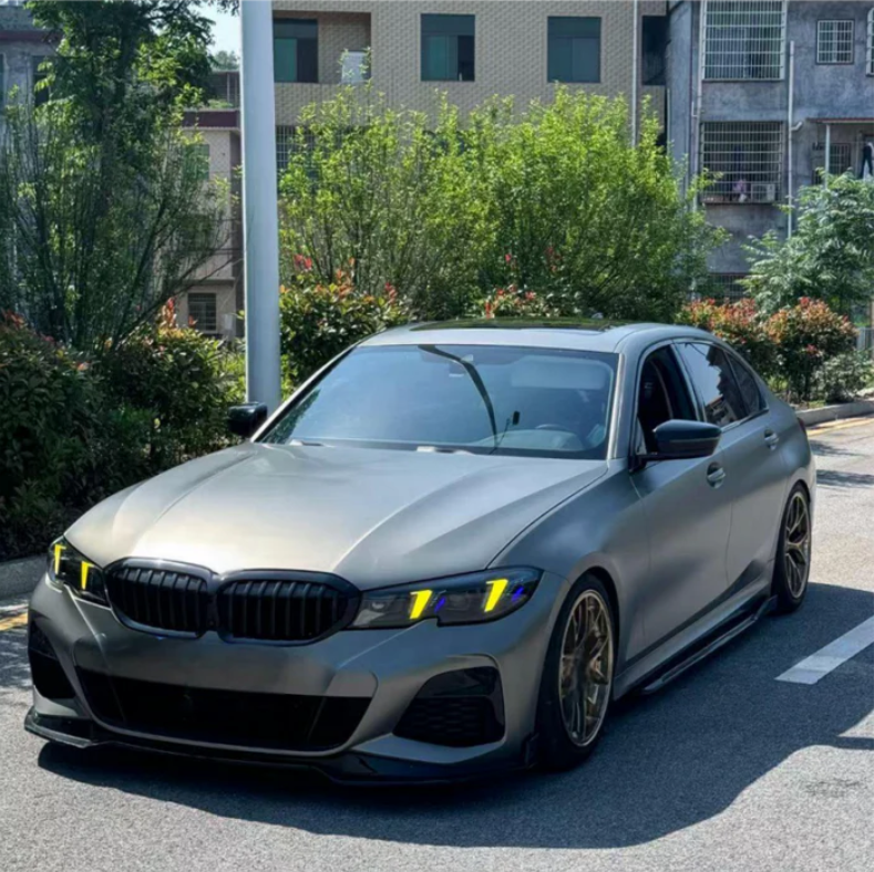 BMW G20 3 Series LED Snake Eyes Headlights Yellow & White DRL Switch