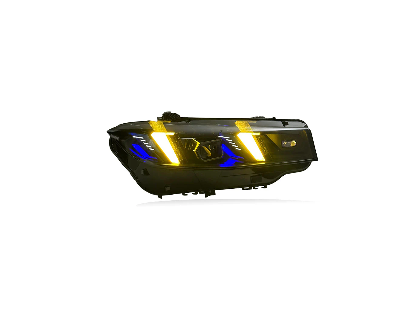 BMW G20 3 Series LED Snake Eyes Headlights Yellow & White DRL Switch