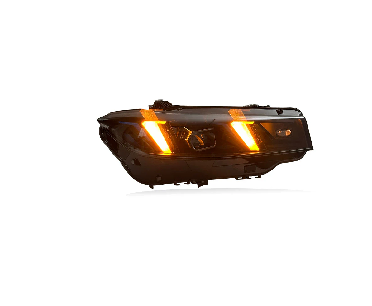 BMW G20 3 Series LED Snake Eyes Headlights Yellow & White DRL Switch