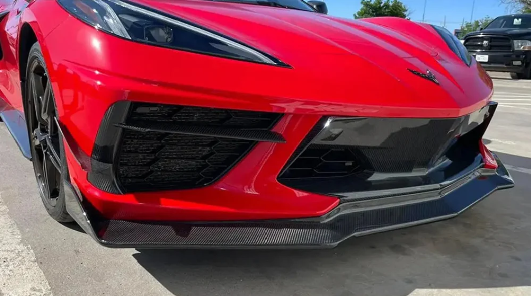2020-2026 Corvette C8 Carbon Fiber AD Front Lip