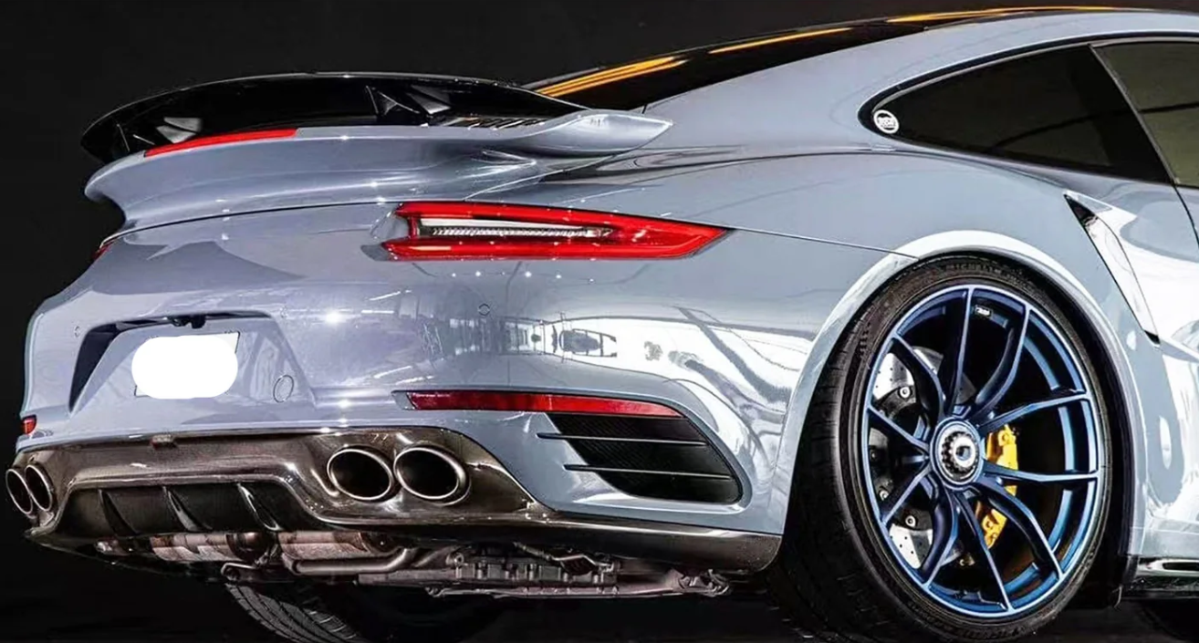 2014-2019 Porsche 991.1 991.2 Carbon Fiber Turbo/Turbo S Carbon Fiber Diffuser