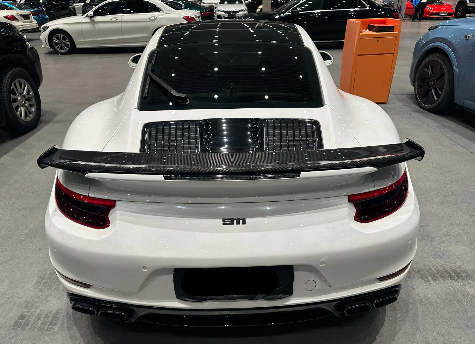 2014-2019 Porsche 911 991 Turbo S Carbon Fiber Rear Wing