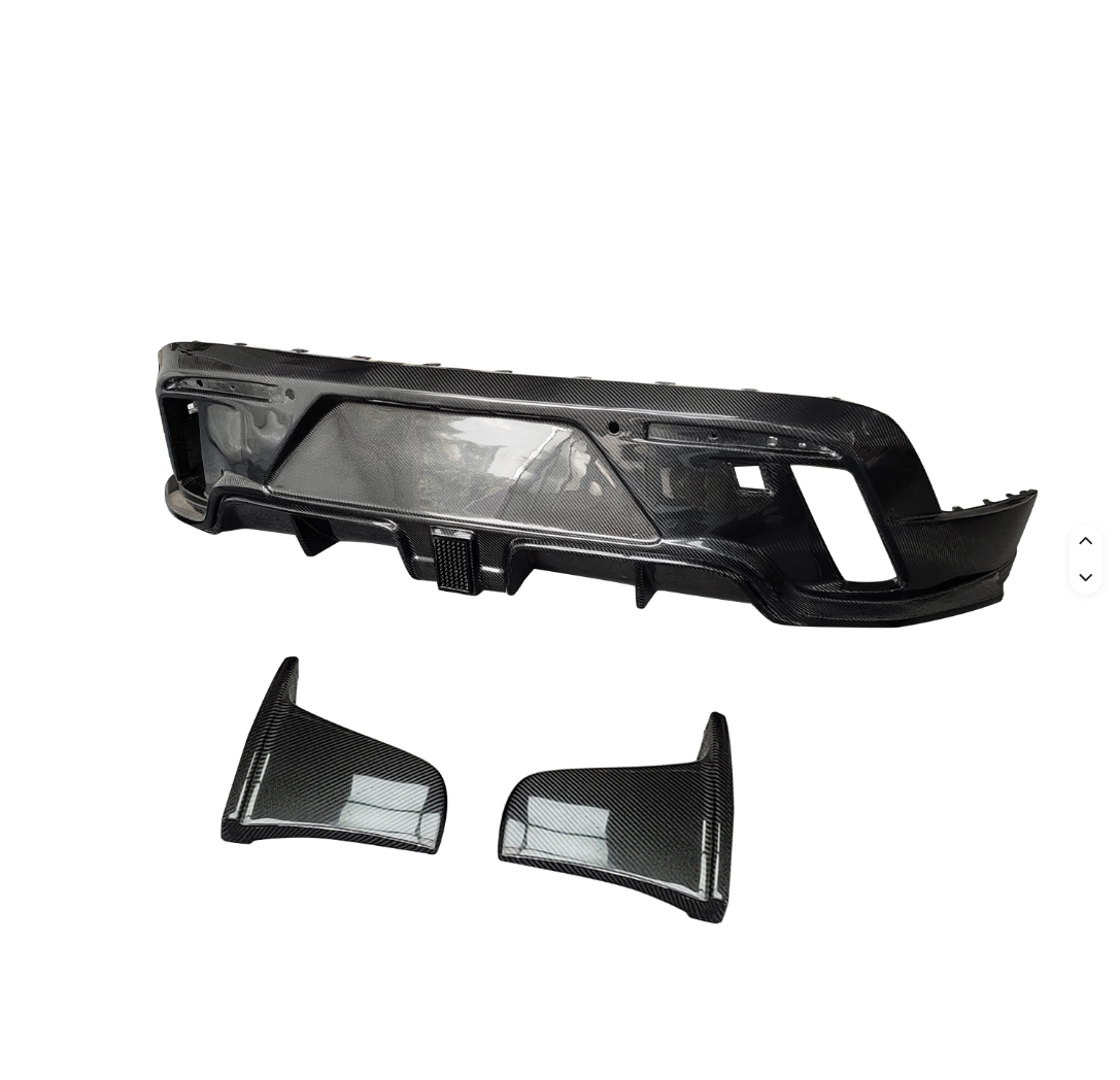 Porsche Taycan/Crossing Carbon Fiber Rear Artisan Diffuser