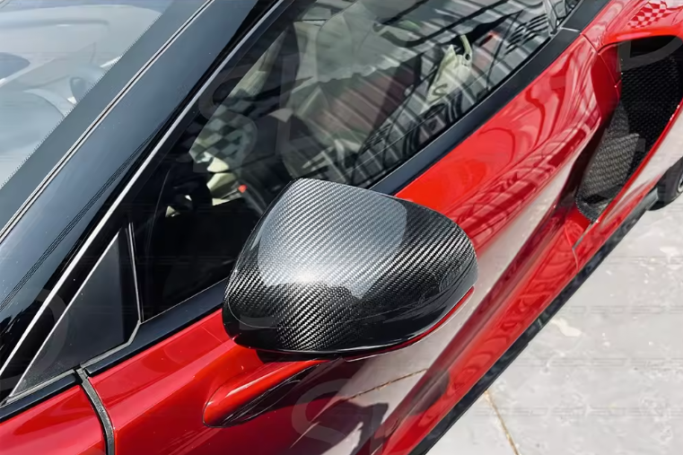 McLaren 540C/570S/650S/675LT/720S/GT Carbon Fiber Mirror Cap Replacement