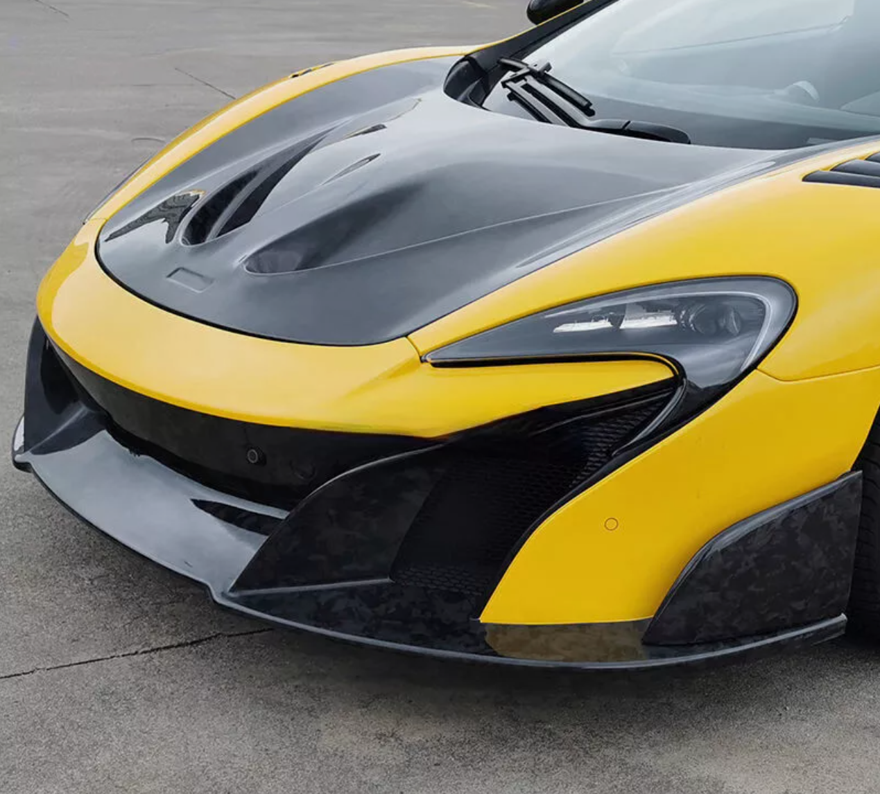 McLaren 650s Carbon Fiber P1 Style Hood