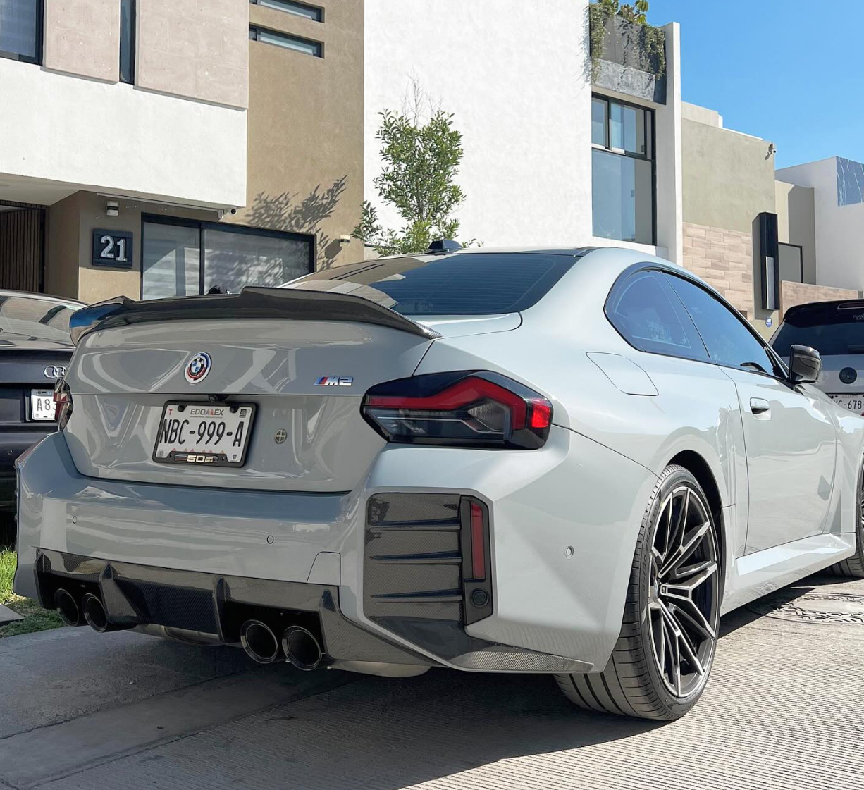 BMW G87 M2/G42 2 Series Carbon Fiber PSM Style Rear Spoiler