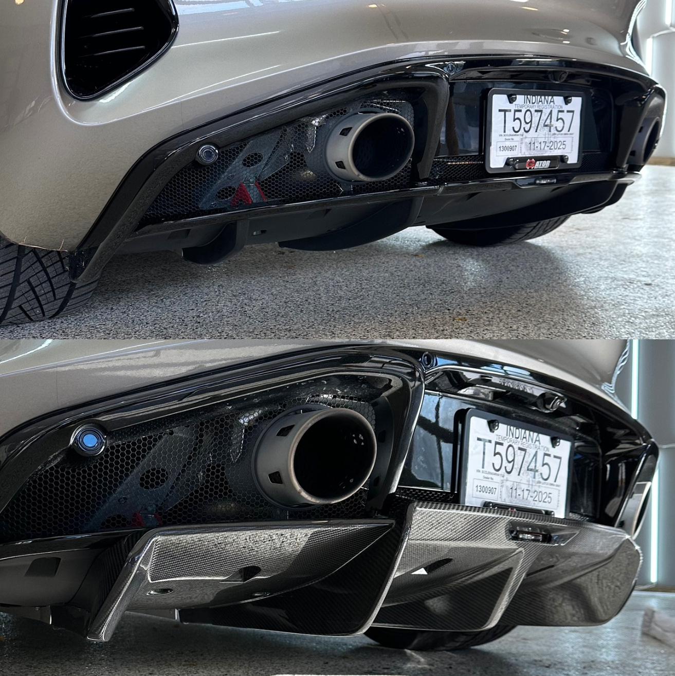 Lotus Emira Carbon Fiber Rear Diffuser