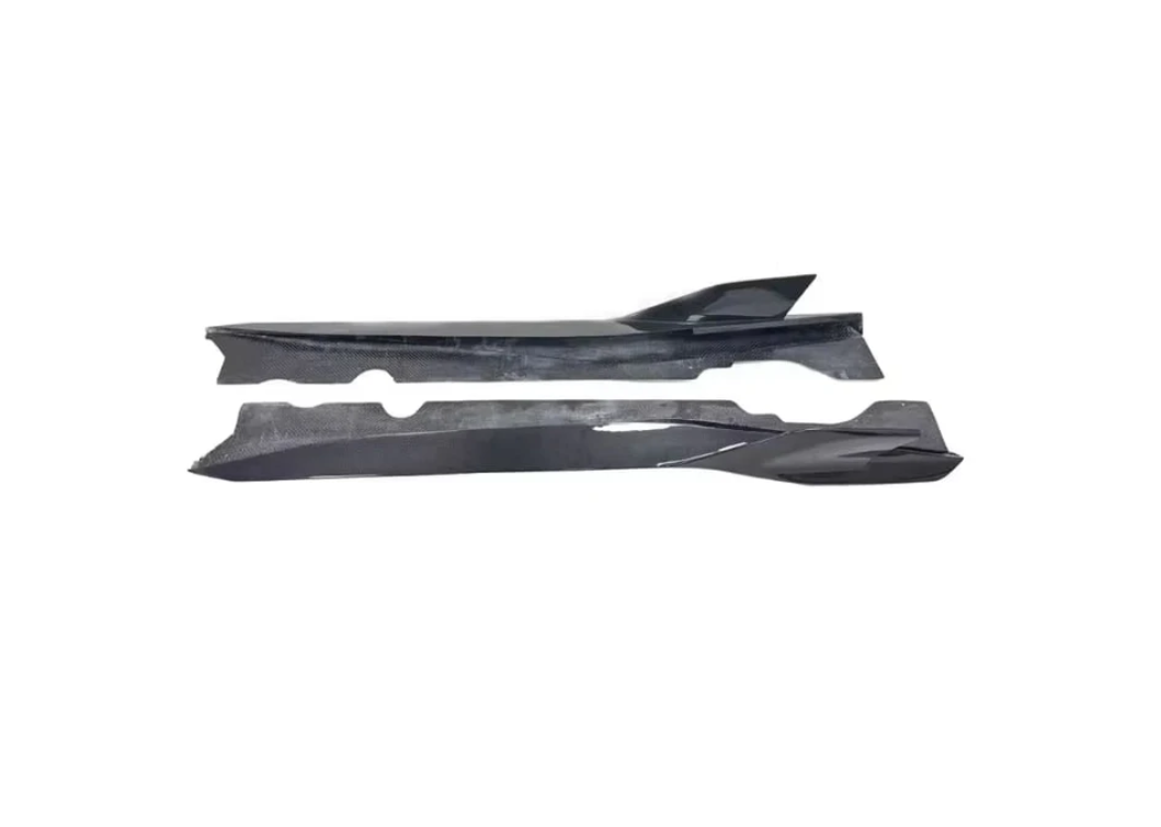 2020-2026 Corvette C8 Carbon Fiber GT Side Skirt Extensions