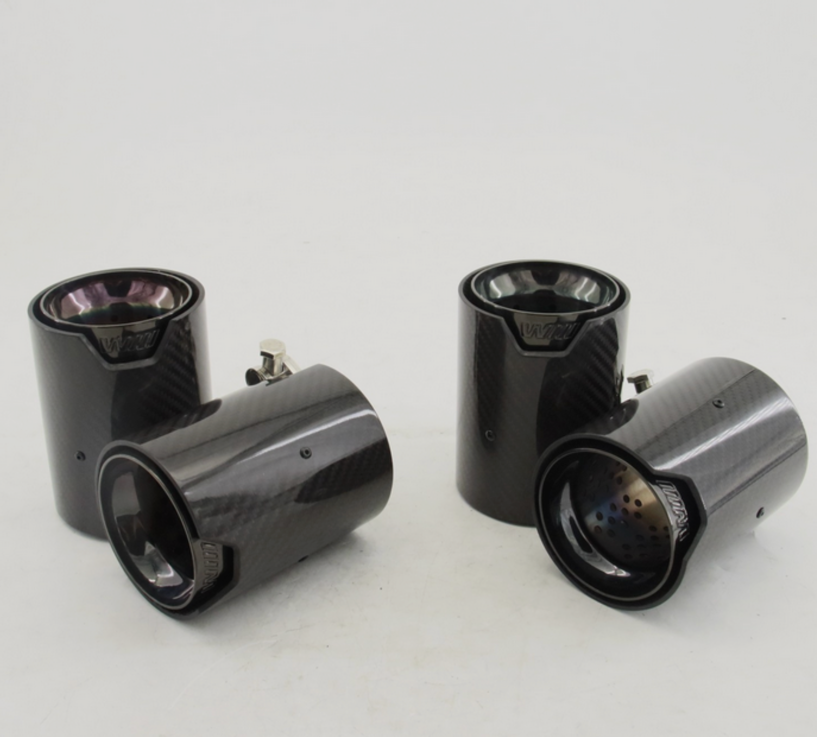 BMW M2/M3/M4 F8X Carbon Fiber Exhaust Tips 4Pcs