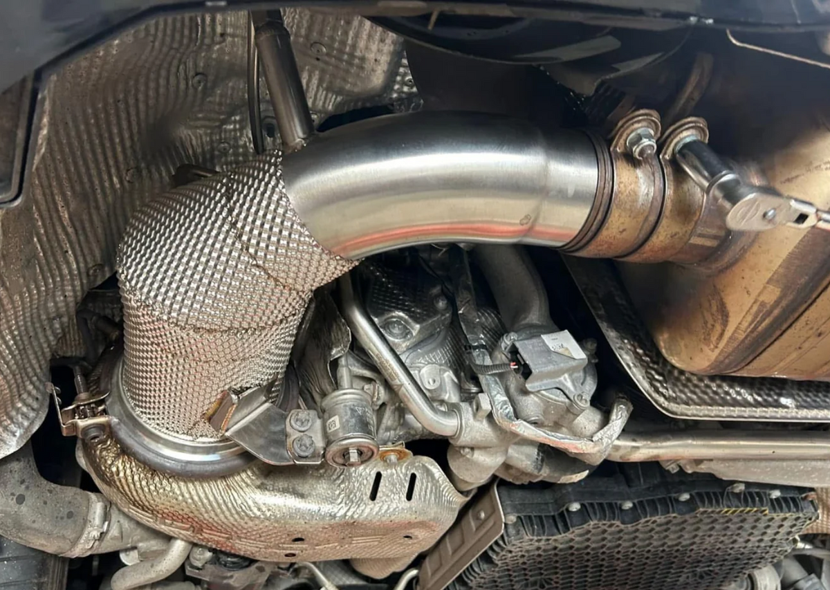 2020-2026 Porsche 911 992 Carrera/s/4s/T Downpipes W Heat Shield