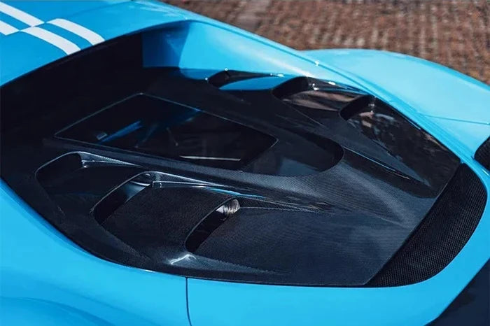 Ferrari 296 GTB Carbon Fiber Transparent Window Engine Hood