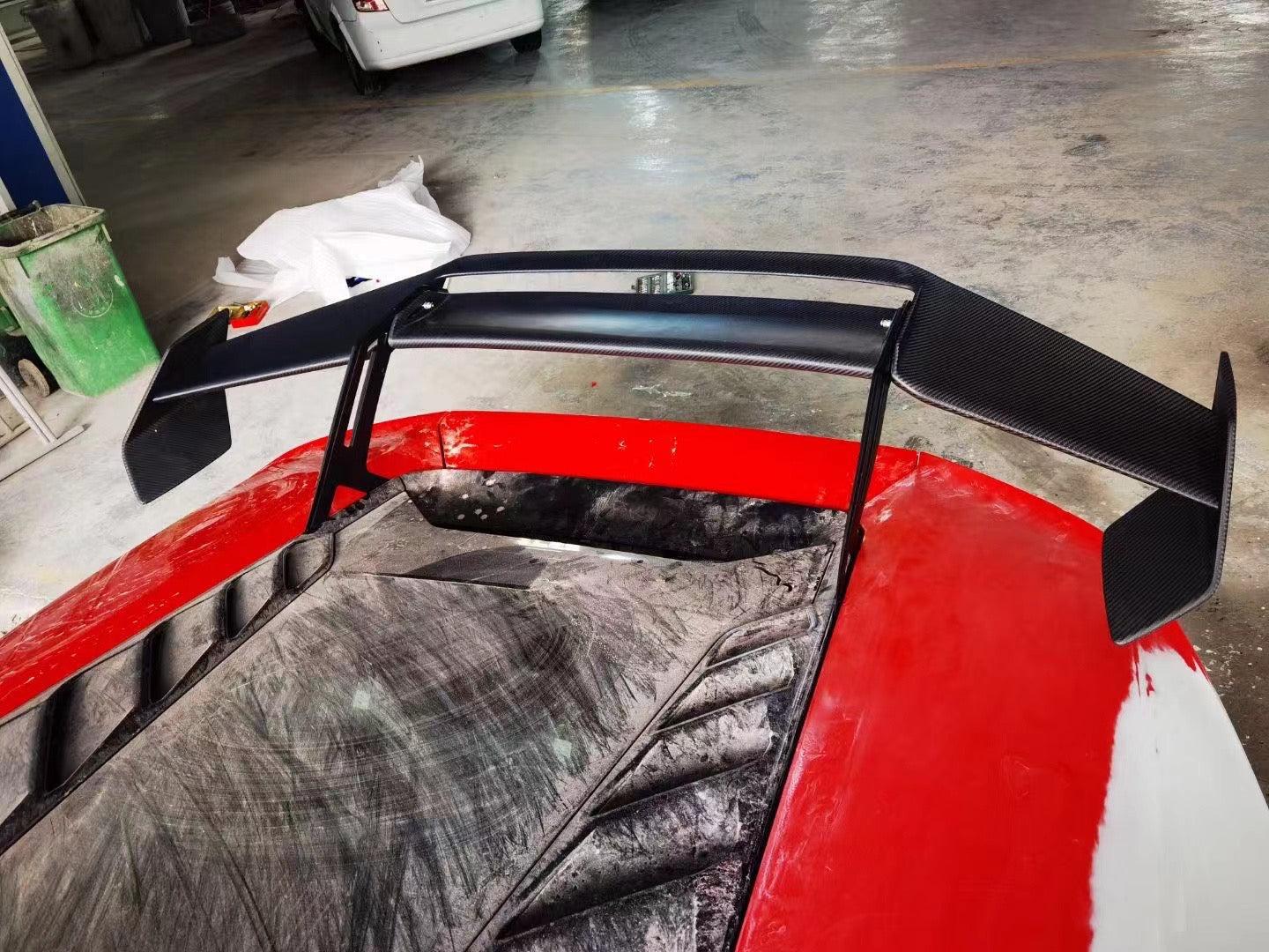 Lamborghini Huracan Carbon Fiber STO Style Wing