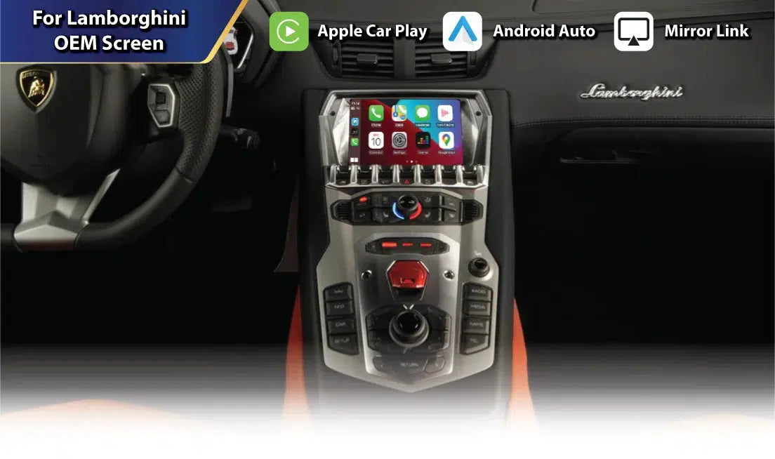 Lamborghini Aventador Apple Car Play Module Upgrade Plug And Play Kit