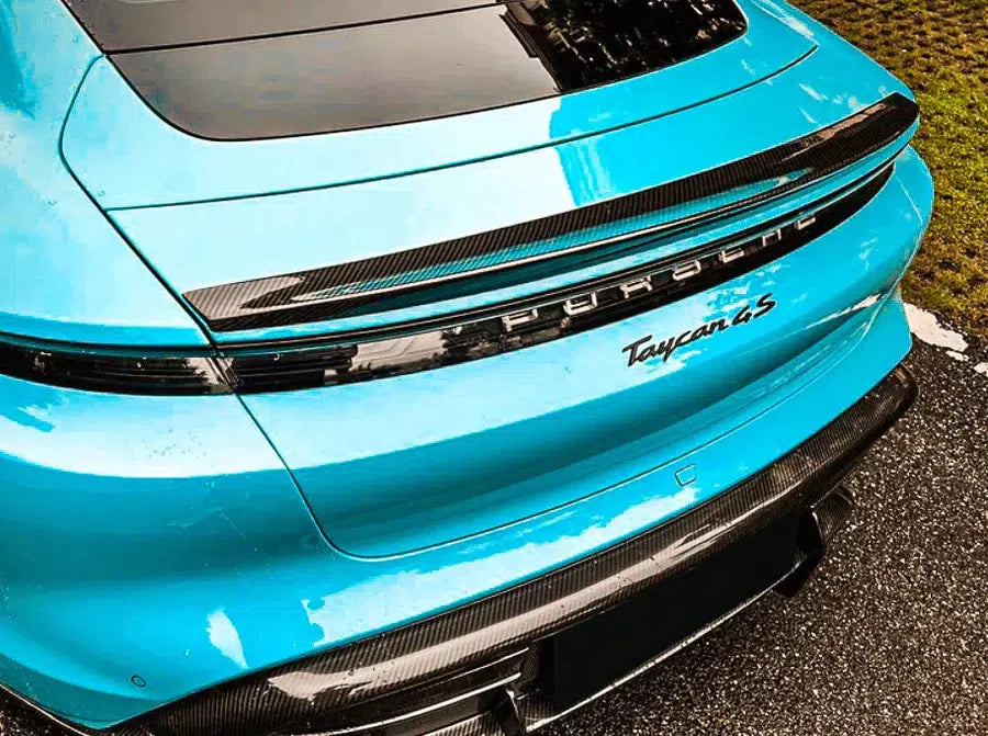Porsche Taycan Carbon Fiber Trunk Spoiler (2019-2023)