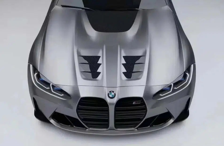 BMW G80/G82 M3/M4 Full Carbon Fiber Vented Bonnet Hood
