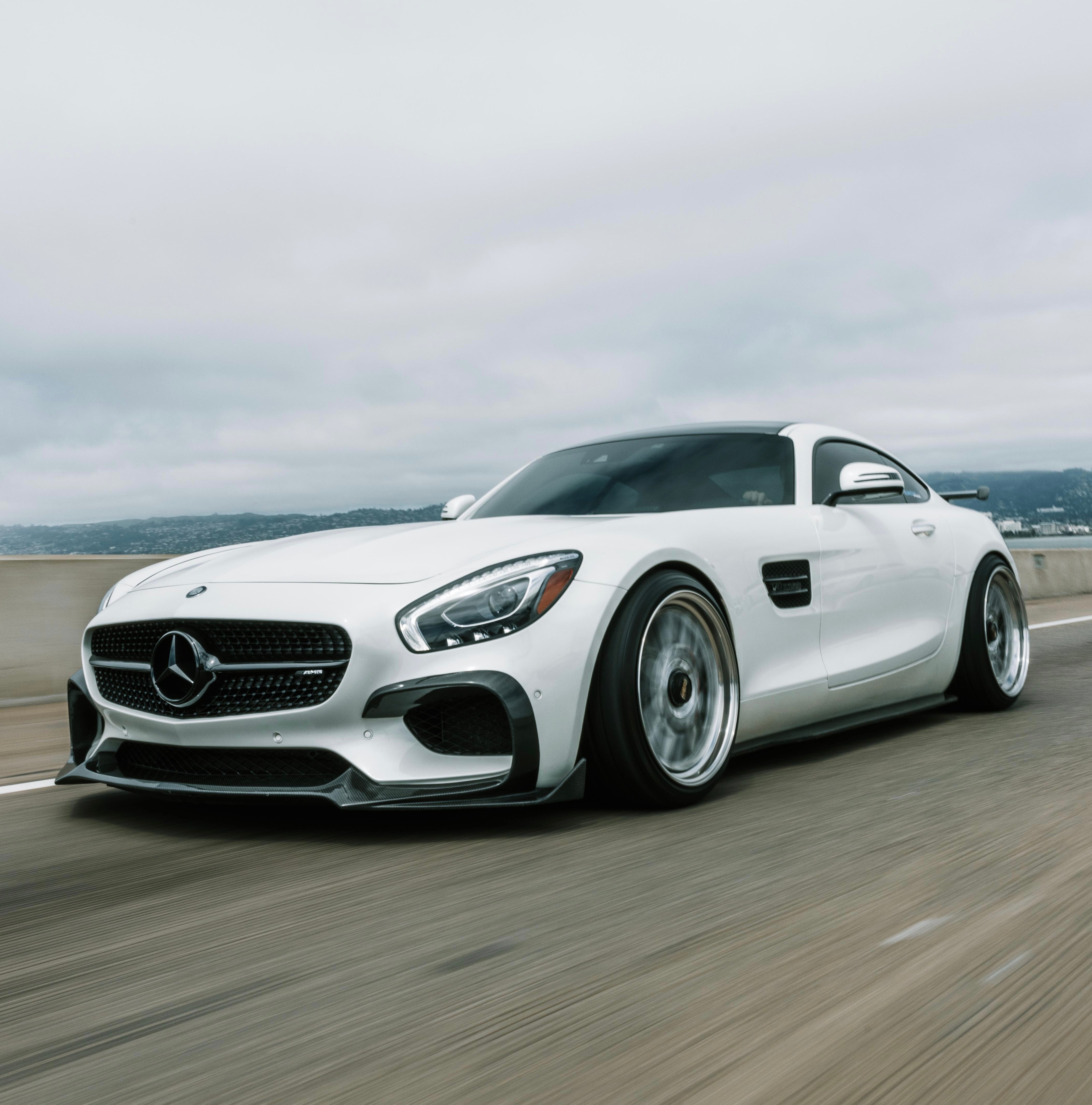 Mercedes AMG GT/GTS Carbon Fiber Front Lip With Splitter