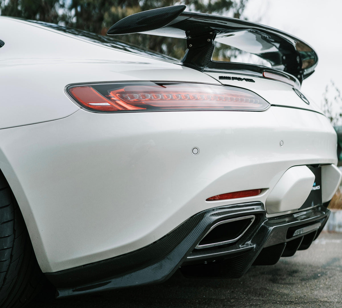 Mercedes AMG GT/GTS/GTC Carbon Fiber Rear Diffuser | Eurobahndynamics