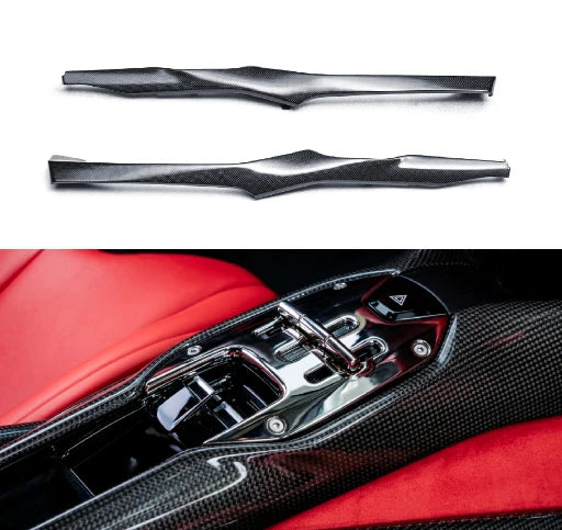 Ferrari 296 GTB/GTS - OEM Style Carbon Fiber Interior Center Trim