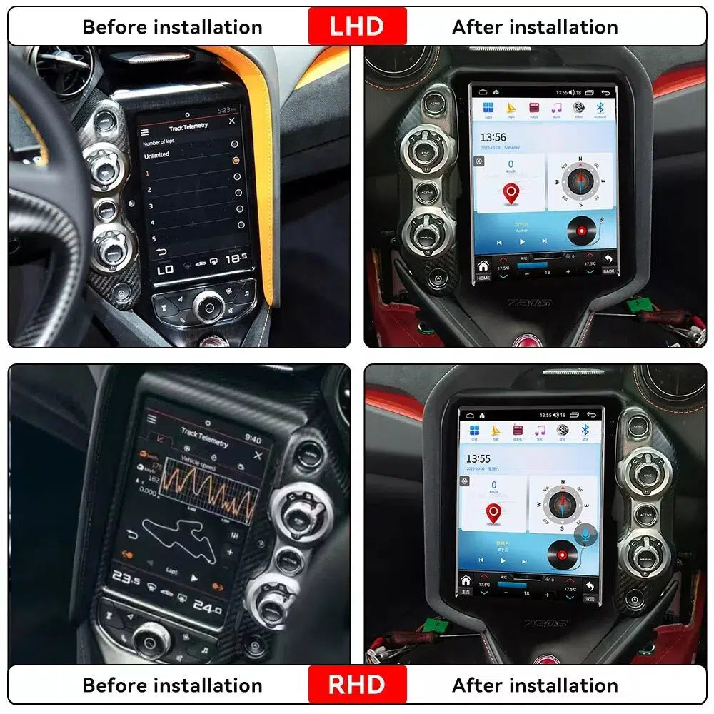 McLaren 720s Apple Car Play Unit Screen Upgrade