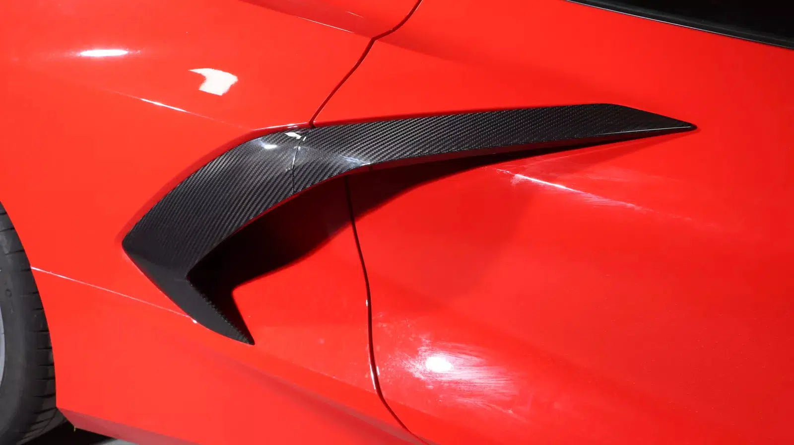 Corvette C8 Carbon Fiber Door Trim