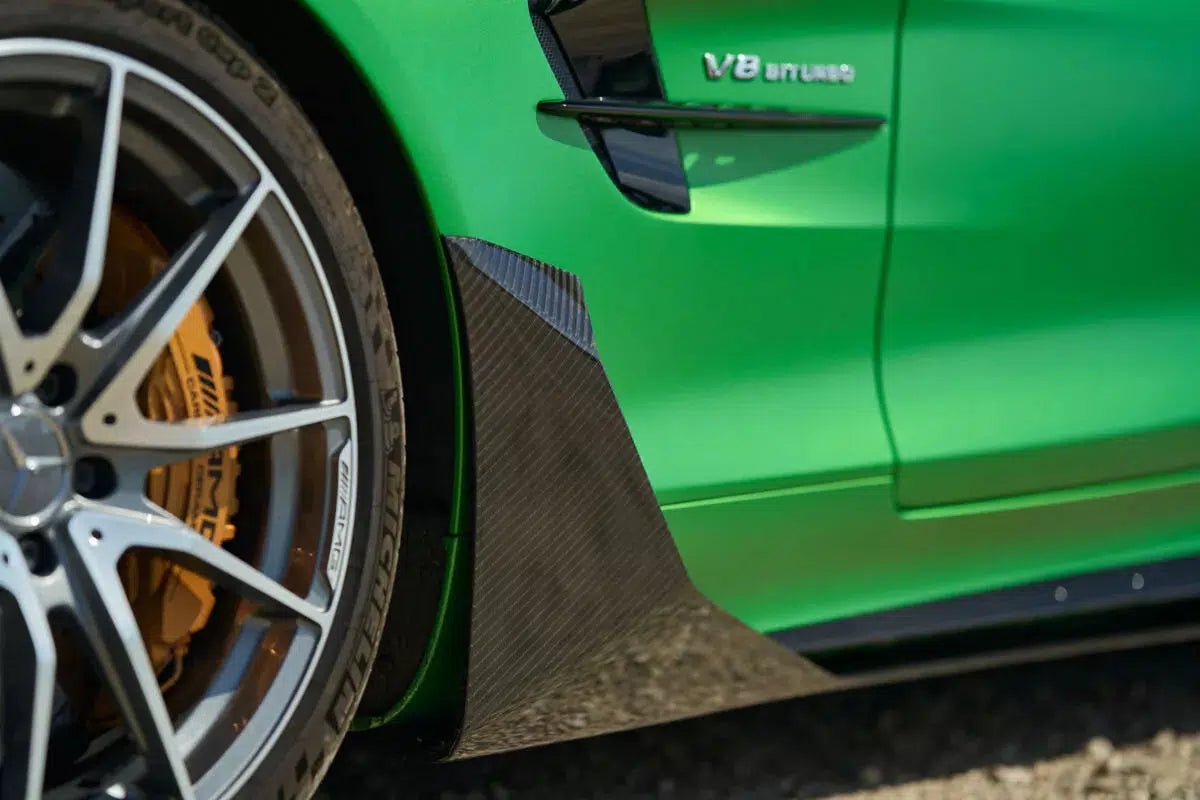 Mercedes AMG GTR Carbon Fiber AP Side Skirt Extensions