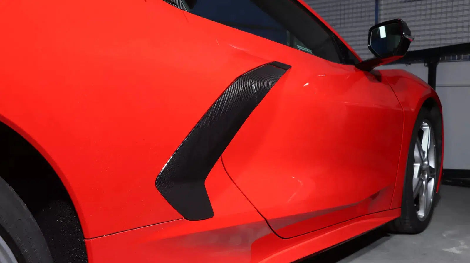 Corvette C8 Carbon Fiber Door Trim