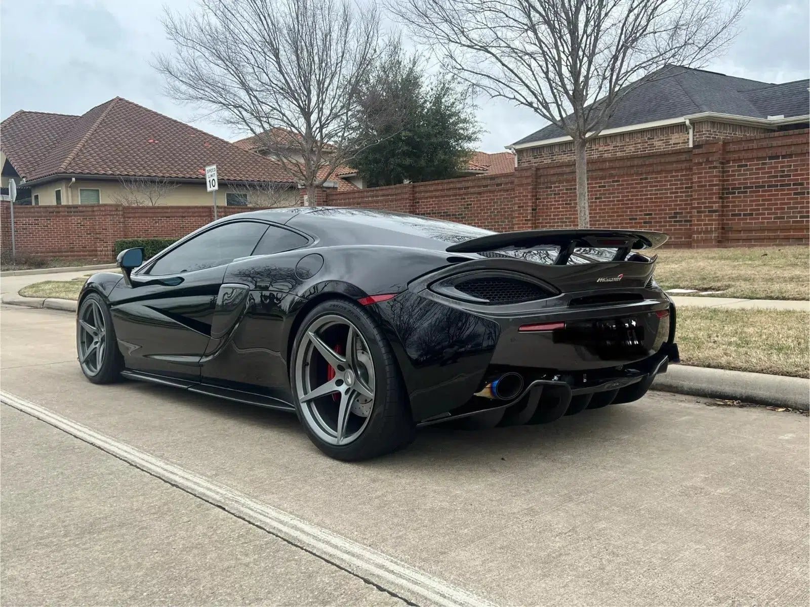 McLaren 540C/570S/570GT Carbon Fiber 600LT Style Wing