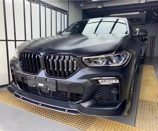 2020-2023  BMW X6 G06 M Sport Carbon Fiber Front Lip