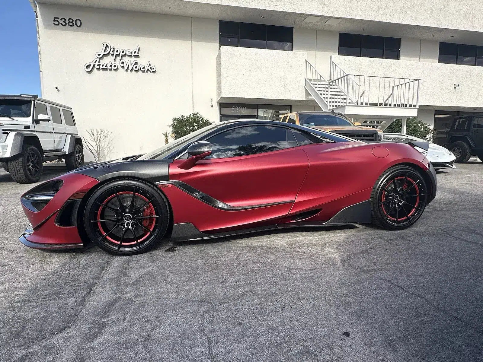 McLaren 720s/750s Artisan AP Carbon Fiber Side Skirt Extension