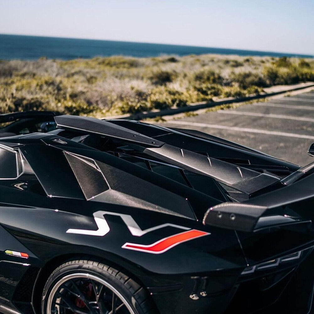 Lamborghini Aventador SVJ Carbon Fiber Roof Scoop | Eurobahndynamics