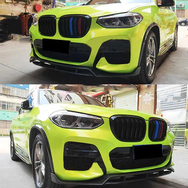 BMW X3 G01 M40i/X4 G02 Front Bumper Lip Splitter Gloss Black (2pc)