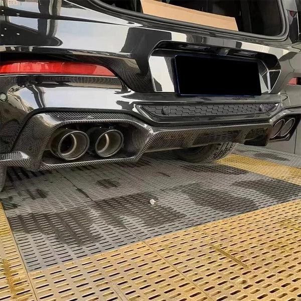 BMW F98/G02 X4M 3D Style Carbon Fiber Rear Diffuser