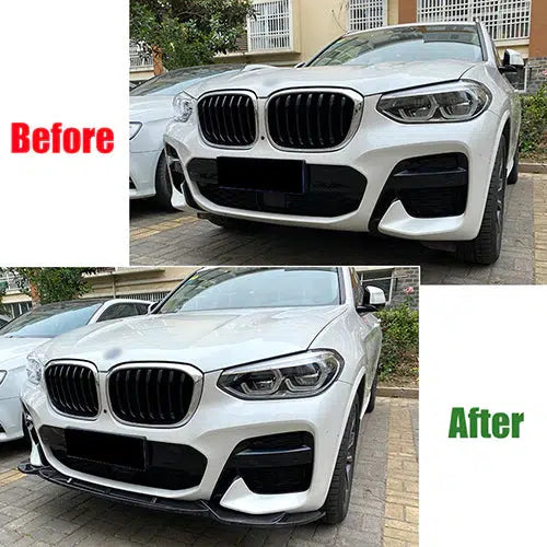 BMW BMW X3/X4 G01/G02 M Sport Gloss Black Front Lip