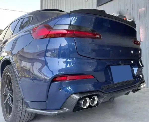 BMW F98/G02 X4M 3D Style Carbon Fiber Rear Diffuser