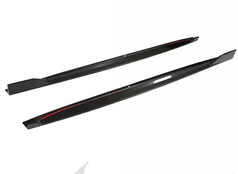 2019-2022 BMW G05 X5 Carbon Fiber Side Skirt Extensions