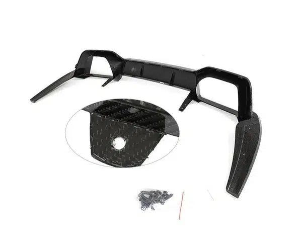 BMW F98/G02 X4M 3D Style Carbon Fiber Rear Diffuser