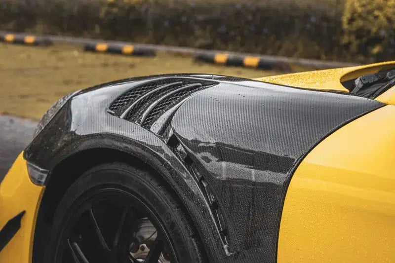 Porsche 718 Boxster/Cayman Carbon Fiber Vented Fenders