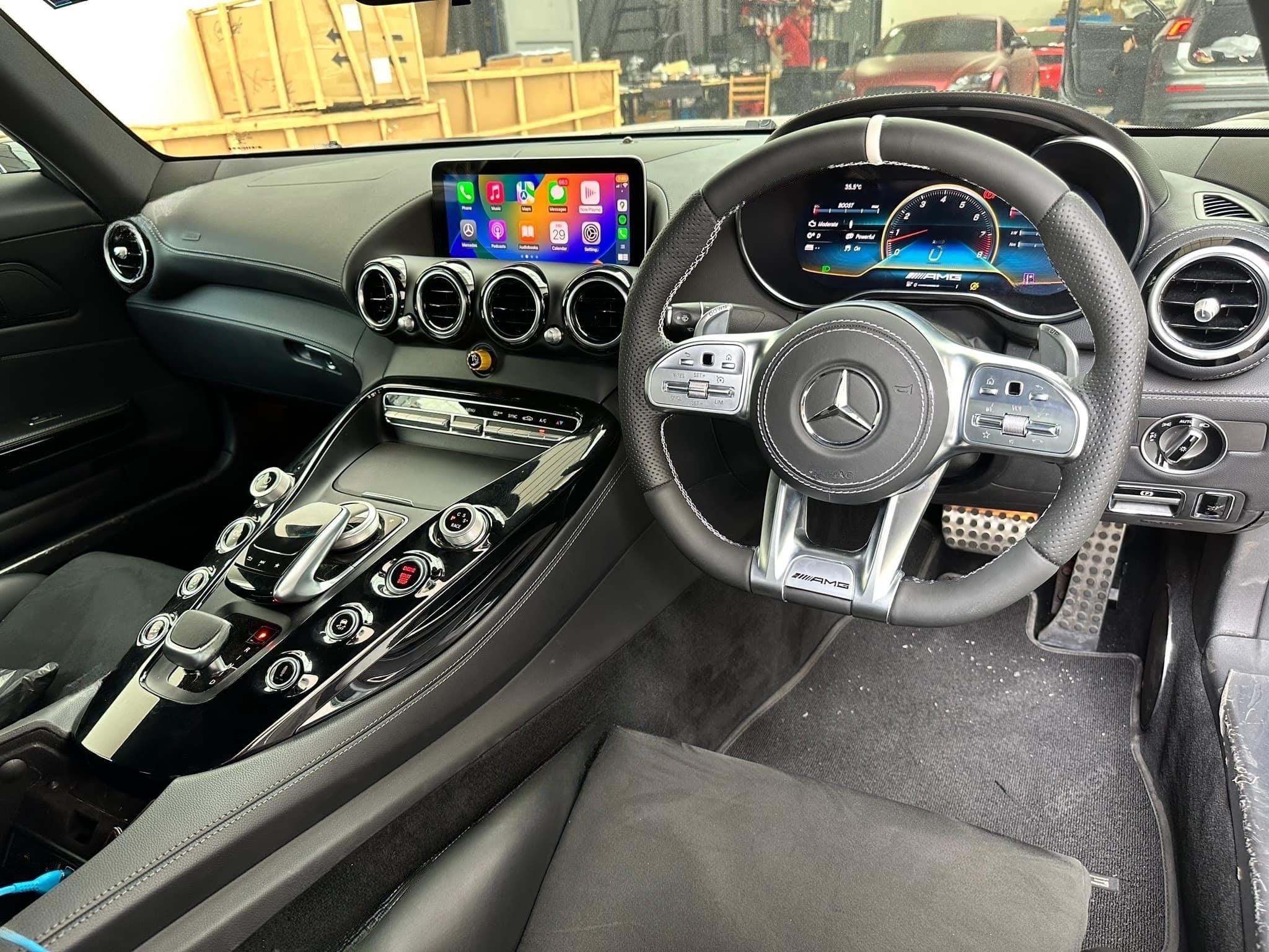 Mercedes AMG GT/GTS/GTC/GTR Face Lift Conversion Digtal Cluster, Steering Wheel, Car Play Screen upgrade Plug and Play