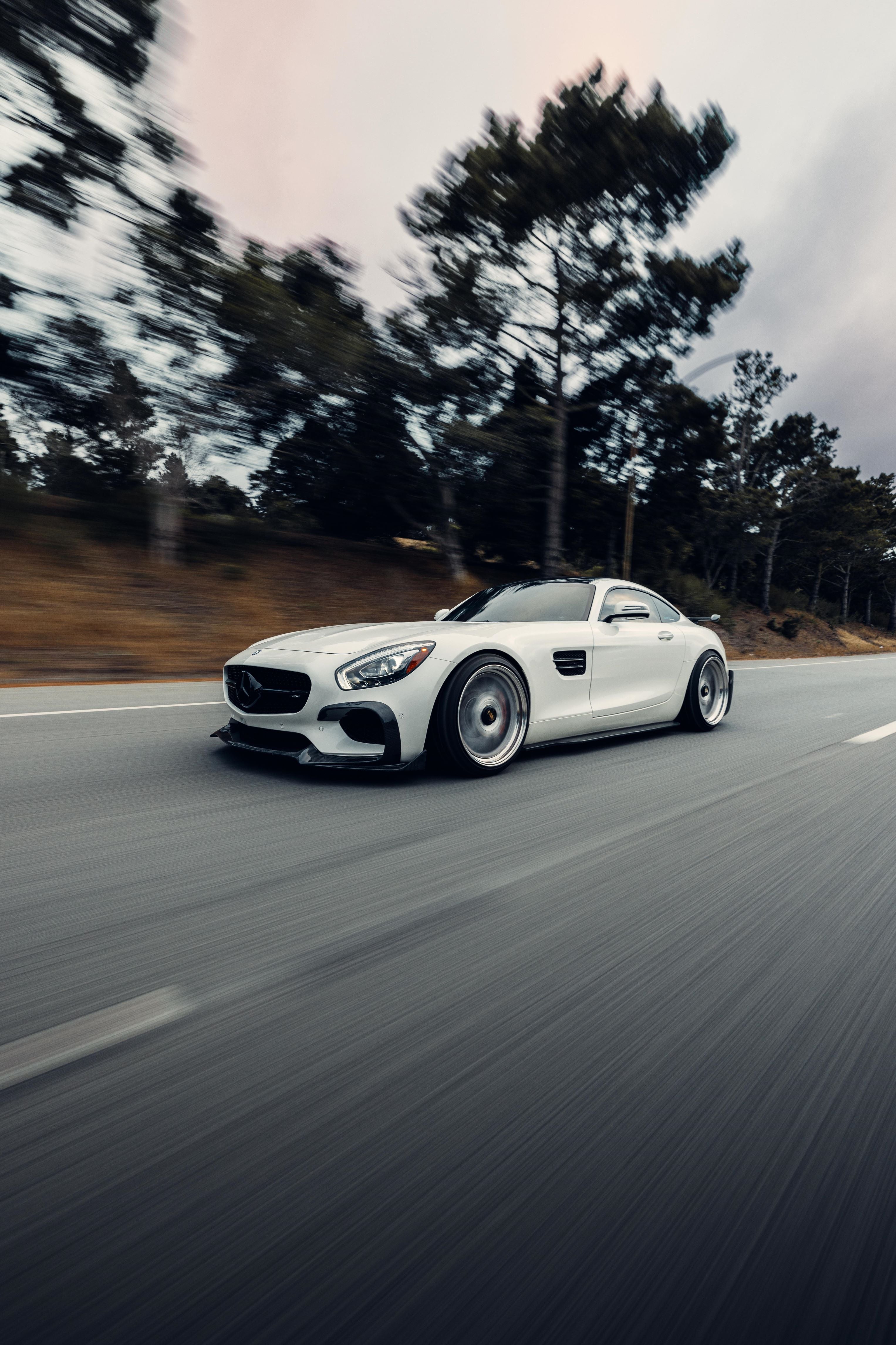 Mercedes AMG GT/GTS Carbon Fiber Front Lip With Splitter