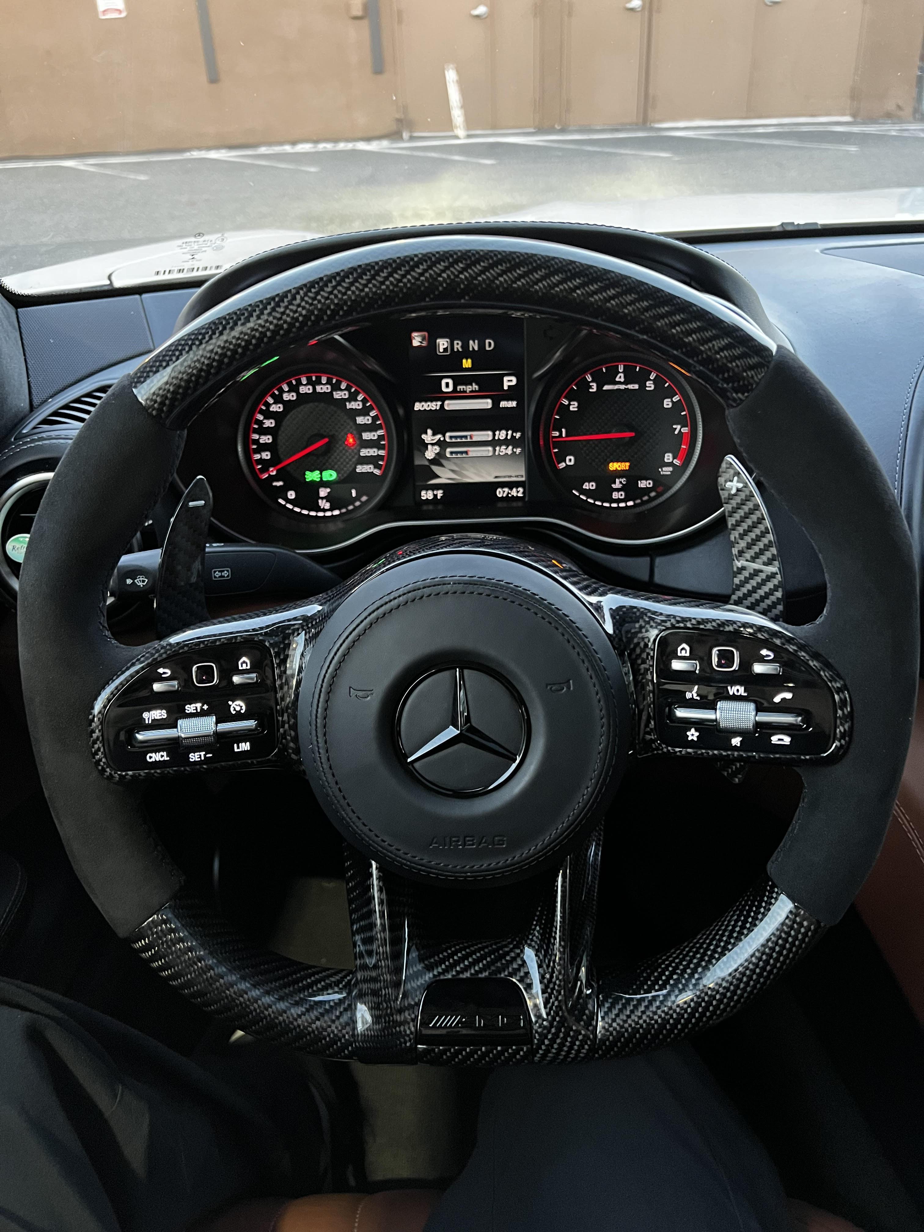 Mercedes AMG Full Custom Facelift Conversion Steering Wheel Plug And Play