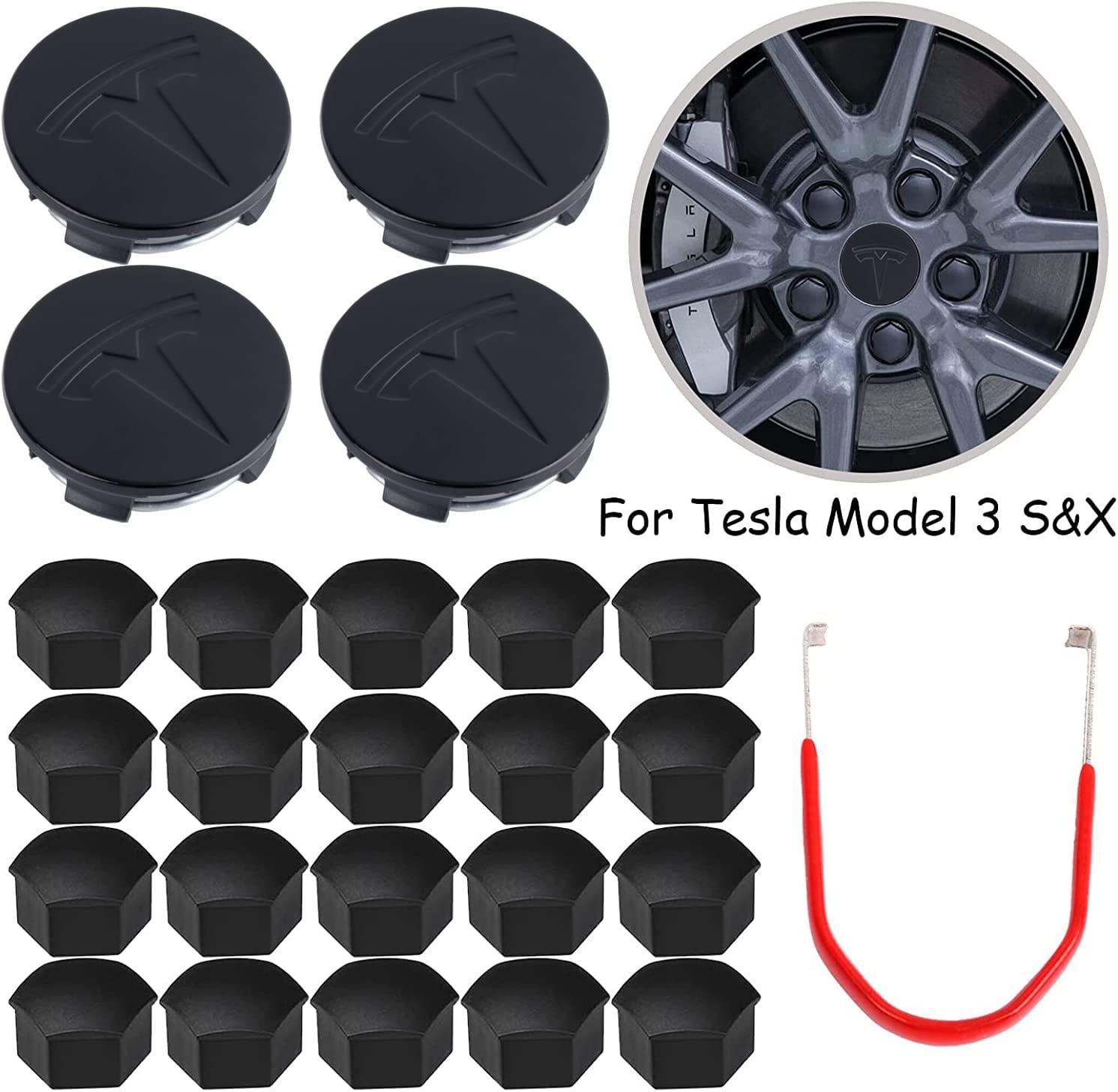 Tesla Model S/3/X/Y Wheel Caps - eurobahndynamics