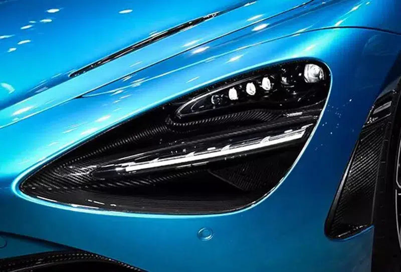 McLaren 720S Carbon fiber Headlight Trim Replacement - eurobahndynamics