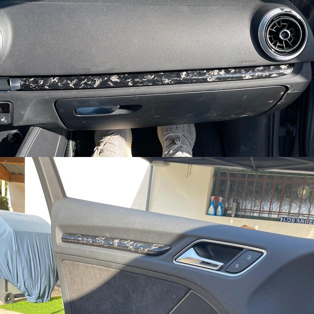 Audi Forged Carbon fiber Interior Trims A3/S3/RS3 - eurobahndynamics