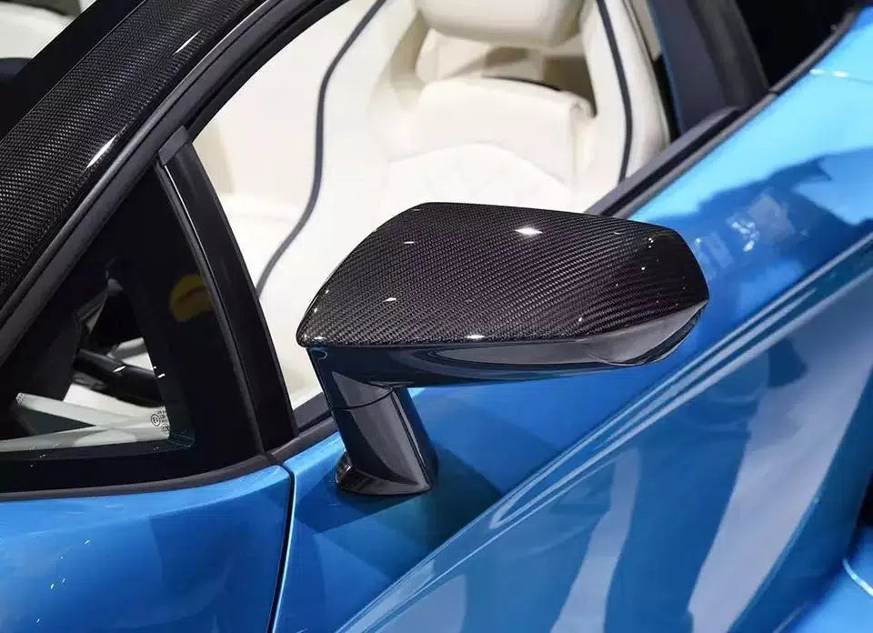 Lamborghini Aventador Carbon Fiber Mirror Housing Replacement - eurobahndynamics