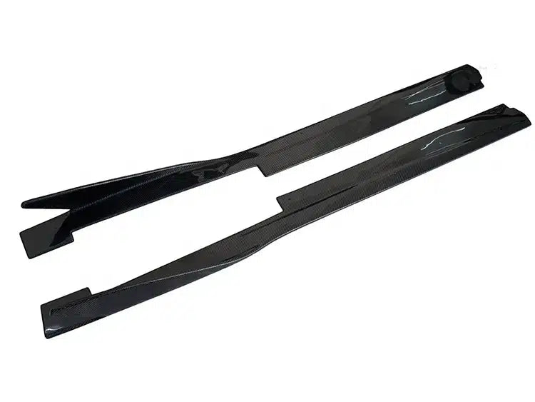 Ferrari 458 Carbon Fiber Artisan Side Skirt Extension - eurobahndynamics