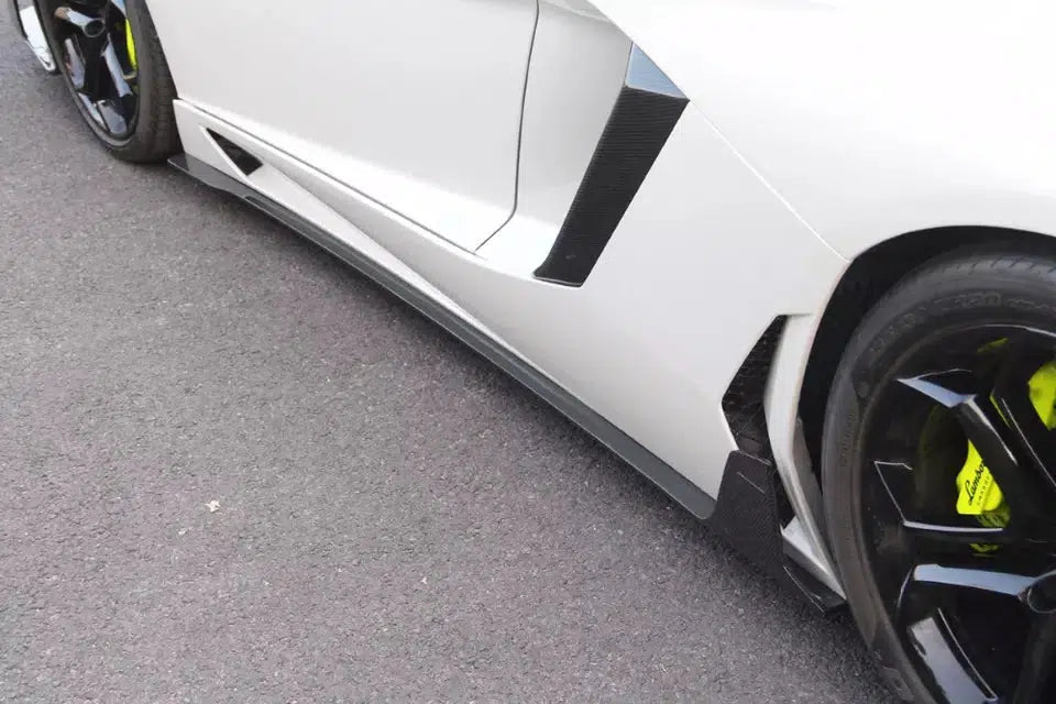 Lamborghini Aventador Carbon Fiber Side Skirts - eurobahndynamics