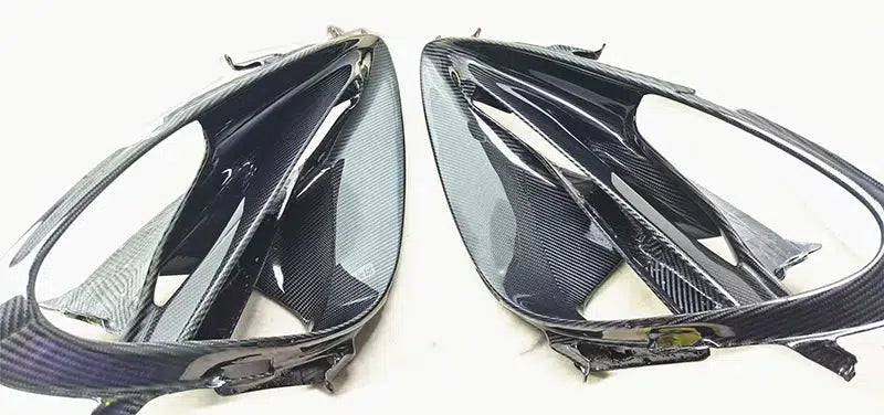 McLaren 720S Carbon fiber Headlight Trim Replacement - eurobahndynamics