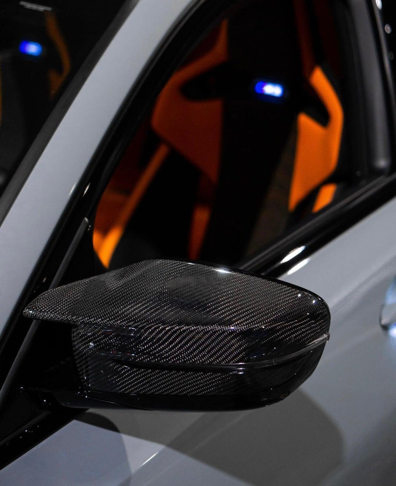 G8X Carbon Fiber Mirror Caps Replacement - eurobahndynamics